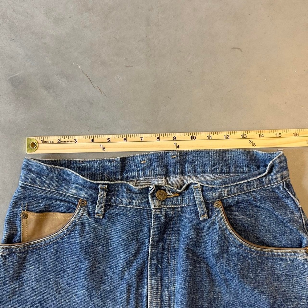 Vintage 80s Lee women's stone wash barrel fit jeans - Picture 2 of 7
